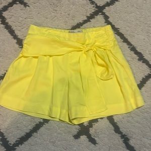 Yellow shorts